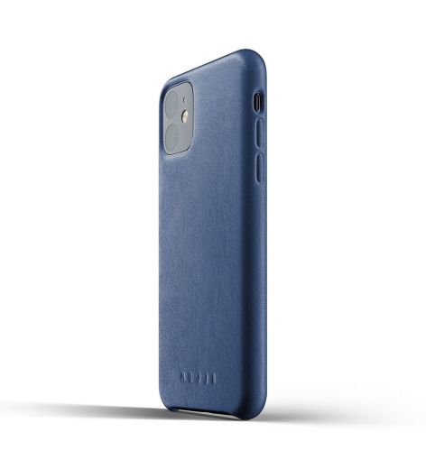 Чехол Mujjo Full Leather Monaco Blue (MUJJO-CL-005-BL) для iPhone 11
