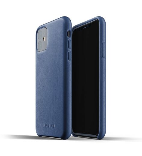 Чехол Mujjo Full Leather Monaco Blue (MUJJO-CL-005-BL) для iPhone 11