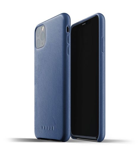 Чохол Mujjo Full Leather Monaco Blue (MUJJO-CL-003-BL) для iPhone 11 Pro Max