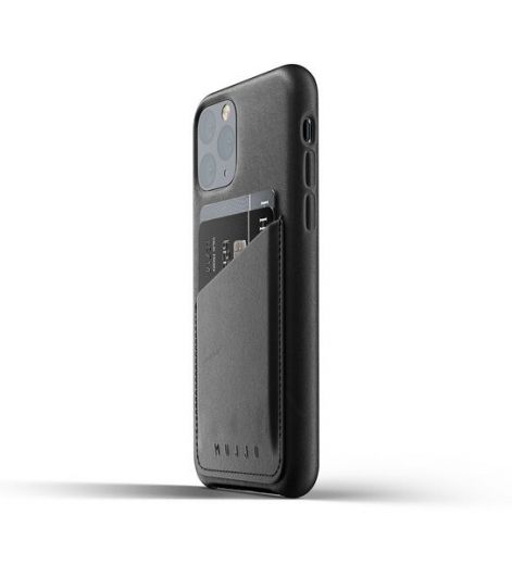 Чохол Mujjo Full Leather Wallet Black (MUJJO-CL-002-BK) для iPhone 11 Pro