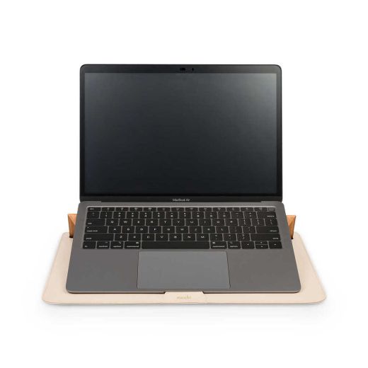 Чехол Moshi Muse 3-in-1 Slim Laptop Sleeve Seashell White для MacBook Air 13.6" M2 | M3 (2023 | 2024) | Air 13 "| Pro 13"  (99MO034101)