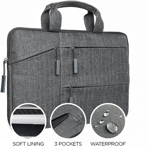 Сумка Satechi Water-Resistant Laptop Bag Carrying Case with Pockets для MacBook Pro 13" (M1 | M2) | Air 13" M2 | M3 (2023 | 2024) | Pro 14" (M1 | M2) (ST-LTB13)
