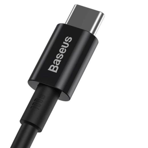Кабель Baseus Superior Series Fast Charging Data Cable Type-C to Type-C 100W 1m Black (CATYS-B01)