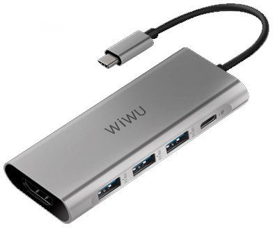 Адаптер WIWU Apollo A531H USB-C to HDMI Grey