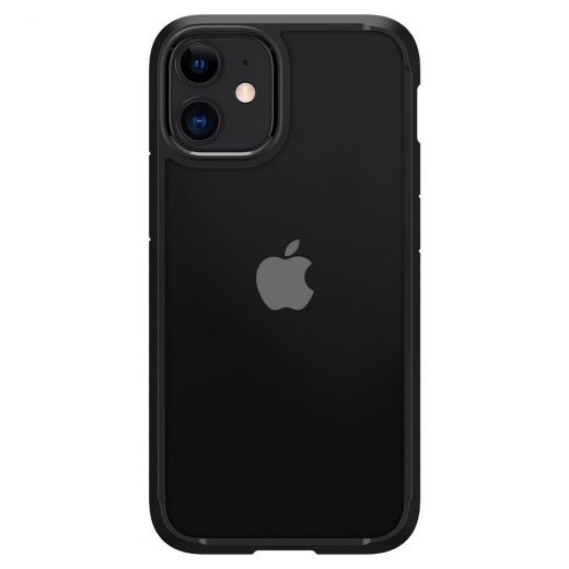 Чехол Spigen Crystal Hybrid Matte Black для iPhone 12 | 12 Pro (ACS01521)