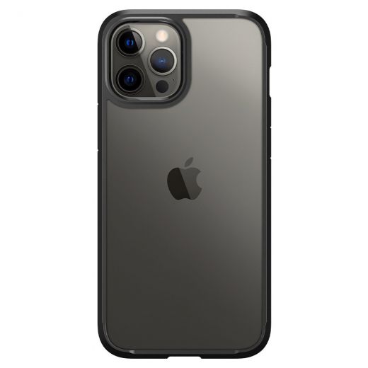 Чехол Spigen Crystal Hybrid Matte Black для iPhone 12 Pro Max (ACS01477)
