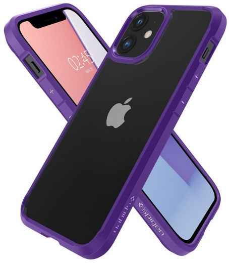 Чехол Spigen Crystal Hybrid Hydrangea Purple для iPhone 12 mini (ACS01544)