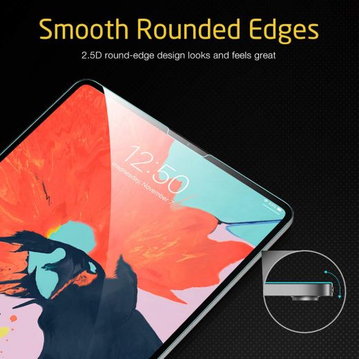 Захисне скло ESR 9H Clear Premium Tempered Glass для iPad Pro 12.9" (2020 | 2021 | 2022 | M1 | M2)