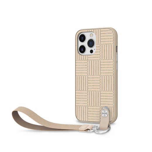 Чехол Moshi Altra Slim Hardshell Case with Wrist Strap Sahara Beige для iPhone 13 Pro (99MO117703)