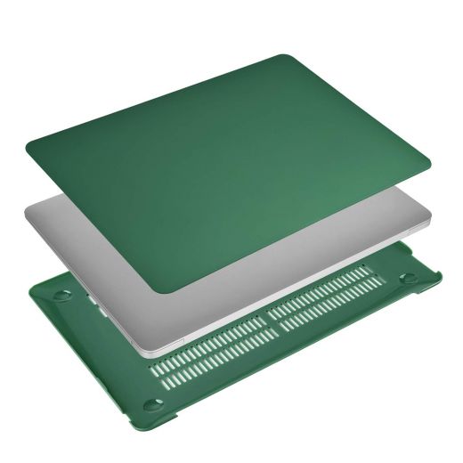 Накладка MOSISO Plastic Hard Case Shell & Keyboard Skin Peacock Green для MacBook Air 13" (2018)