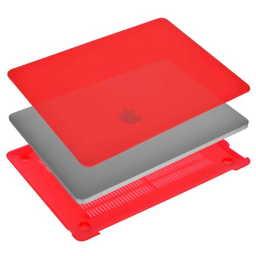 Накладка MOSISO Plastic Hard Case Shell & Keyboard Skin Red для MacBook Air 13" (2018)