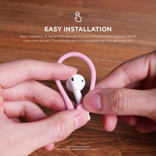 Утримувачі Elago EarHook Lovely Pink (EAP-HOOKS-LPK) для Apple AirPods