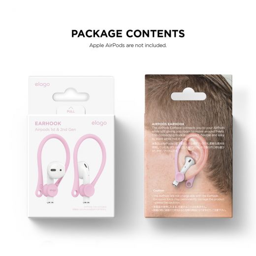 Держатели Elago EarHook Lovely Pink (EAP-HOOKS-LPK) для Apple AirPods