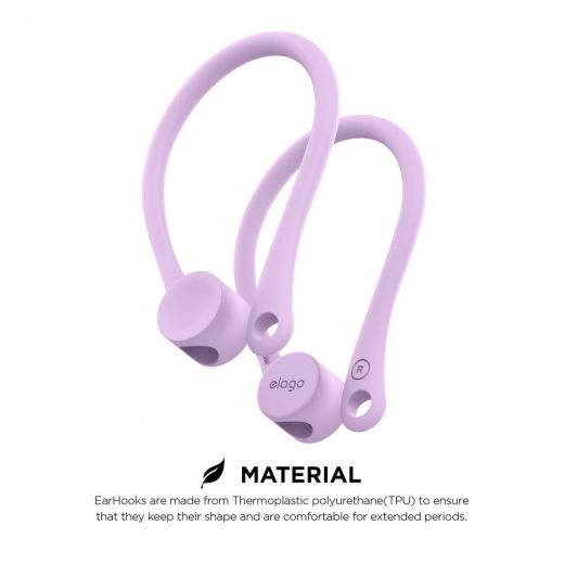 Утримувач Elago EarHook Lavender (EAP-HOOKS-LV) для Apple AirPods