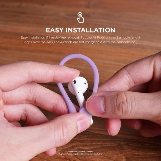 Держатели Elago EarHook Lavender (EAP-HOOKS-LV) для Apple AirPods