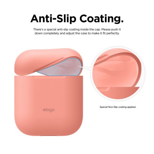 Чехол Elago Skinny Case Peach (EAPSK-BA-PE) для Airpods