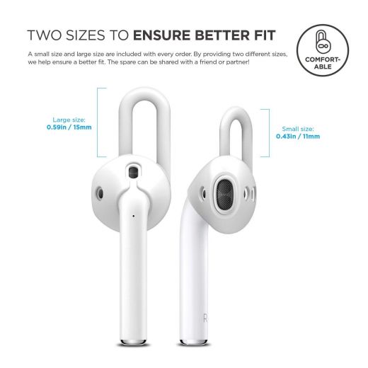 Утримувач Elago EarPads White для Apple AirPods