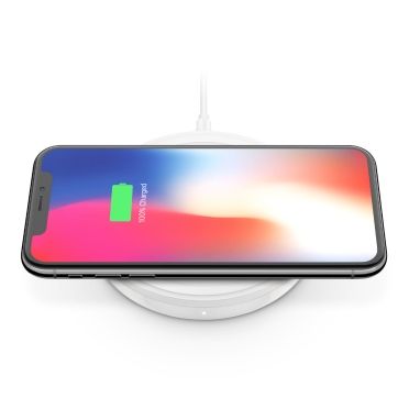 Беспроводная зарядка Belkin Boost Up Bold Wireless Charging Pad 10W Snowcap White для Apple, Samsung