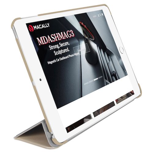 Чехол Macally Protective case and stand Gold (BSTANDM5-GO) для iPad Mini 5 (2019)
