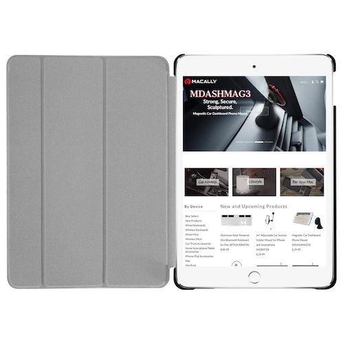 Чохол Macally Protective case and stand Black (BSTANDM5-B) для iPad Mini 5 (2019)