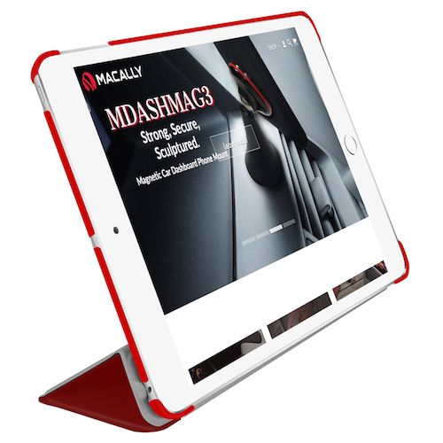 Чехол Macally Protective case and stand Red (BSTANDM5-R) для iPad Mini 5 (2019)