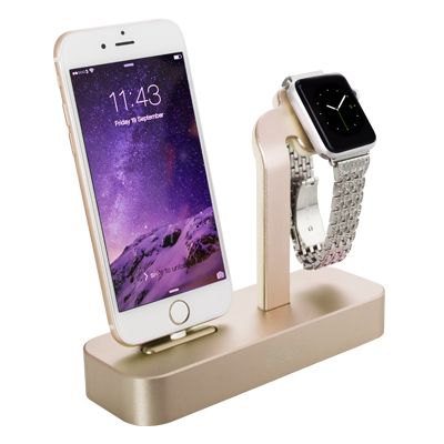 Док-станция COTEetCI Base5 2-in-1 Gold (CS2095-CEG) для iPhone & Apple watch