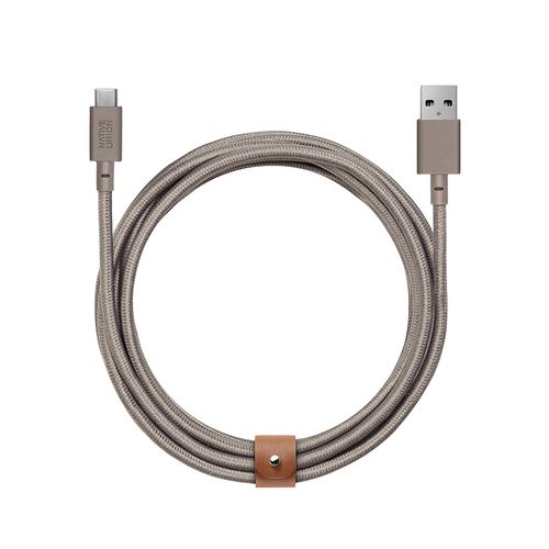 Кабель Native Union Belt Cable USB-A to USB-C Taupe (3 m) (BELT-KV-AC-TAU-3)