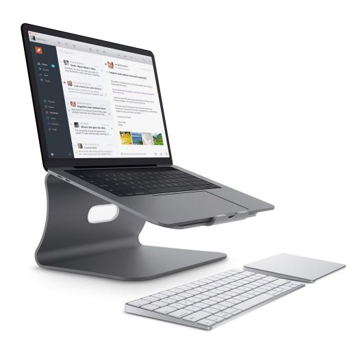 Подставка Bestand Aluminum Cooling Computer Laptop Stand Gray для MacBook