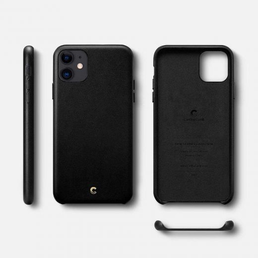 Чехол Ciel by Cyrill Basic Leather Collection Black для iPhone 11