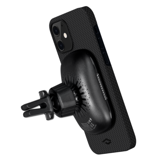 Карбоновий чохол Pitaka MagEZ Case 2 Black / Grey (Plain) для iPhone 13 Pro