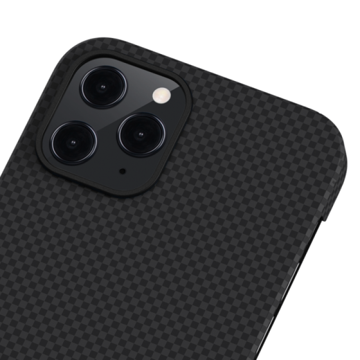 Карбоновый чехол Pitaka MagEZ Case 2 Black/Grey (Plain) для iPhone 13 Pro