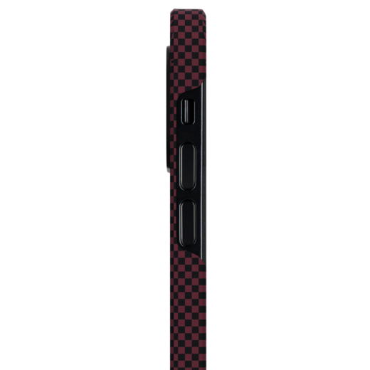 Чохол Pitaka MagEZ Black | Red Plain для iPhone 12 Pro (KI1204P)