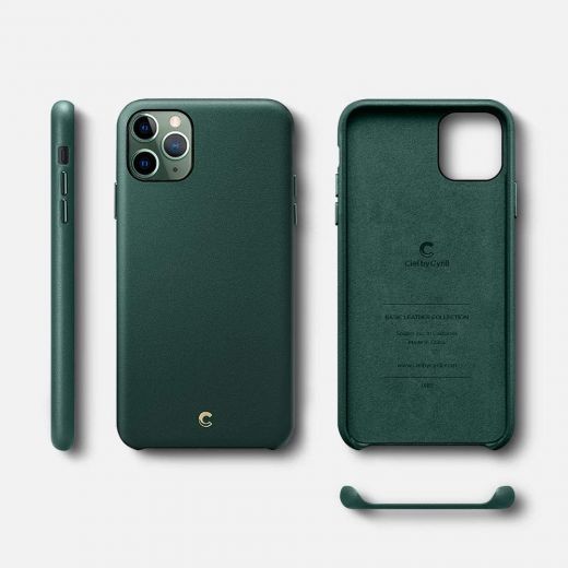 Чехол Ciel by Cyrill Basic Leather Collection Forest Green для iPhone 11 Pro Max