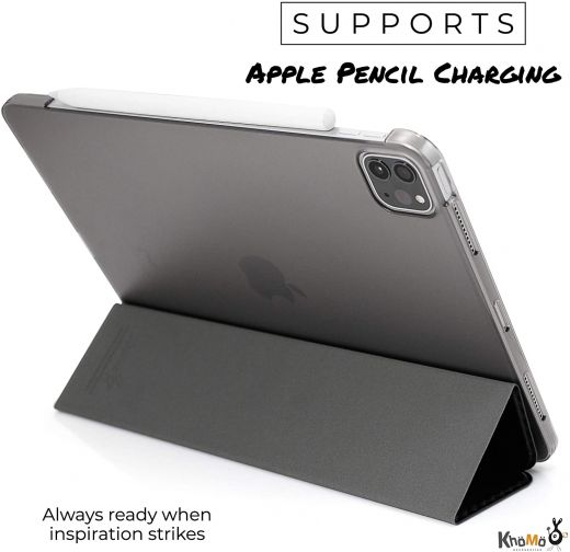 Чехол Khomo Dual Hybrid See Through Series Black для iPad Pro 12.9" (2020)