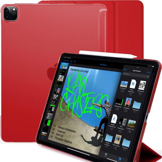 Чохол Khomo Dual Hybrid See Through Series Red для iPad Pro 12.9" (2020)