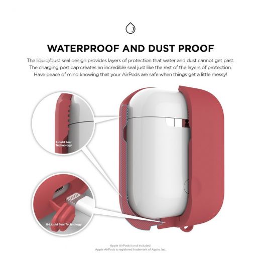 Чехол Elago Waterproof Case Italian Rose (EAPWF-BA-IRO) для Airpods
