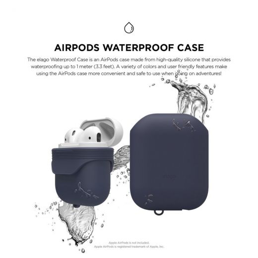 Чохол Elago Waterproof Case Jean Indigo (EAPWF-BA-JIN) для Airpods
