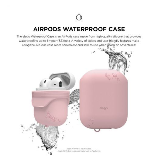 Чехол Elago Waterproof Case Lovely Pink (EAPWF-BA-LPK) для Airpods