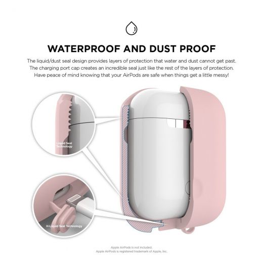 Чохол Elago Waterproof Case Lovely Pink (EAPWF-BA-LPK) для Airpods