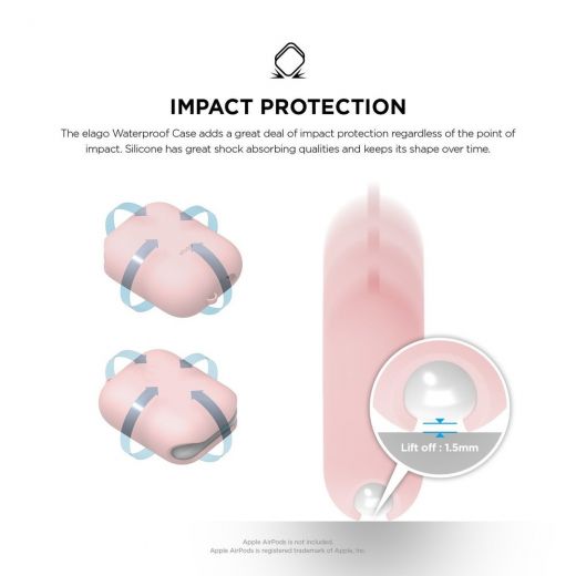 Чехол Elago Waterproof Case Lovely Pink (EAPWF-BA-LPK) для Airpods