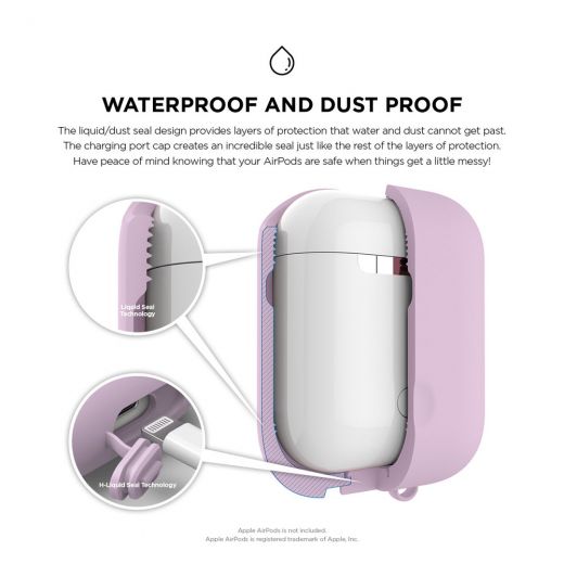Чохол Elago Waterproof Case Lavender (EAPWF-BA-LV) для Airpods