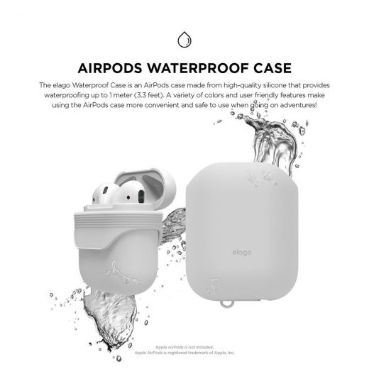 Чехол Elago Waterproof Case White (EAPWF-BA-WH) для Airpods