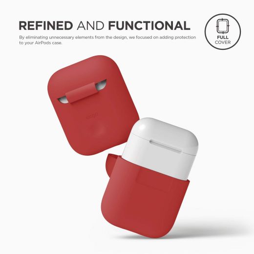 Чохол Elago Silicone Case Red (EAPSC-RED) для Airpods