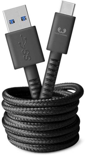 Кабель Fresh 'N Rebel Fabriq USB-C Cable 1,5m Concrete (2CCF150CC)