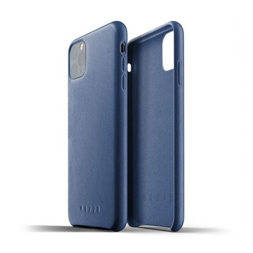 Чехол Mujjo Full Leather Monaco Blue (MUJJO-CL-003-BL) для iPhone 11 Pro Max