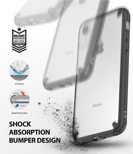 Чохол Ringke Fusion Smoke Black для iPhone XR