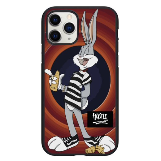 Чехол Hustle Case Bucks Bunny Looney Tunes Black для iPhone 12 | 12 Pro