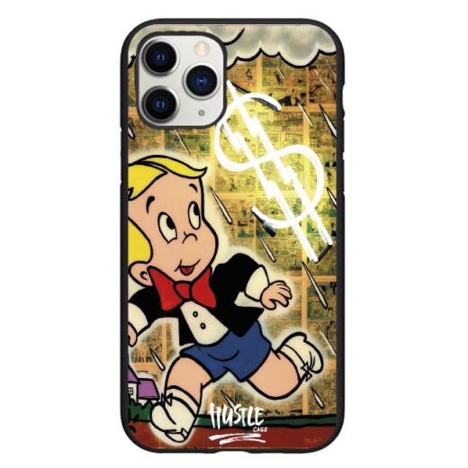 Чохол Hustle Case Monopoly Richie Rich Gold Black для iPhone 12 Pro Max