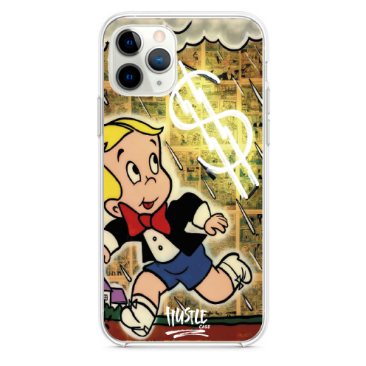 Прозрачный чехол Hustle Case Monopoly Richie Rich Gold Clear для iPhone 12 Pro Max