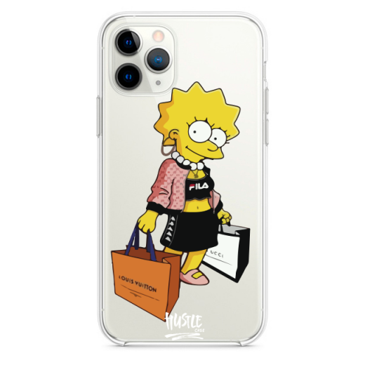 Прозорий чохол Hustle Case Simpsons Lisa Simpson Clear для iPhone 12 Pro Max